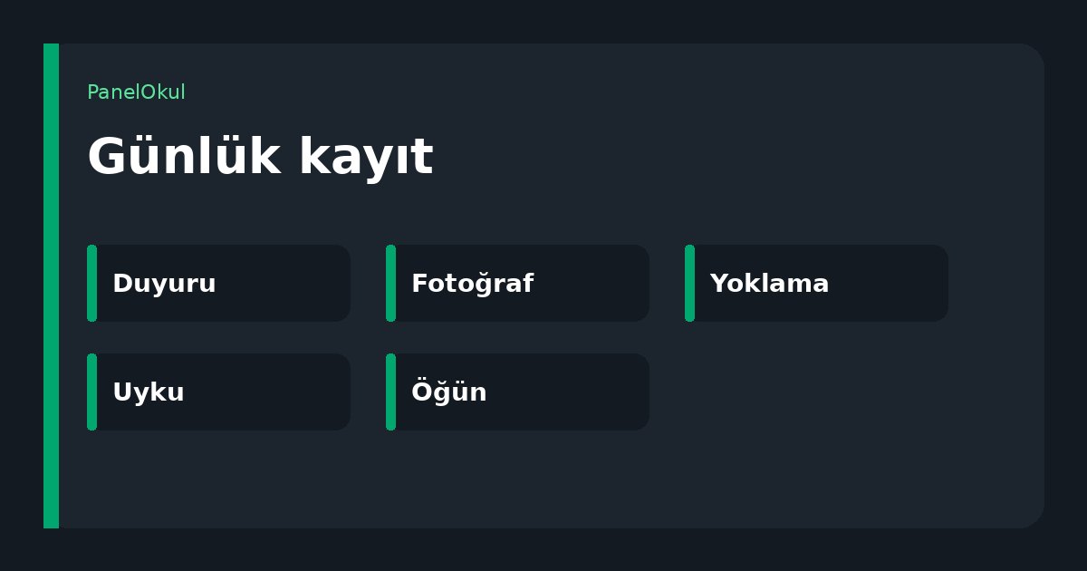 Günlük kayıtların akışta sıraya dizildiğini gösteren yeşil şema